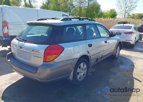 2005 Subaru Outback 2.5I z USA, uszkodzony, nr VIN 4S4BP61C057300180